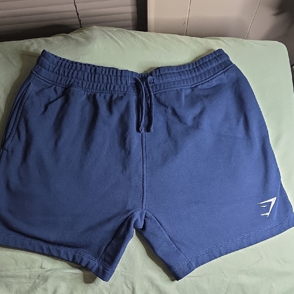 🌟 Gymshark Men's Athletic Blue Shorts